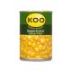 KOO Creamstyle Corn Sweetcorn  410g x 12